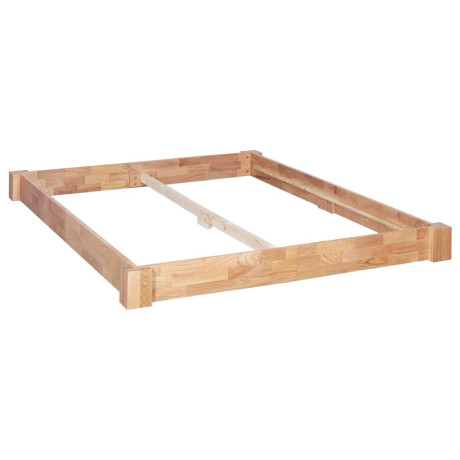 vidaXL Bedframe massief eikenhout 160x200 cm afbeelding2 - 1