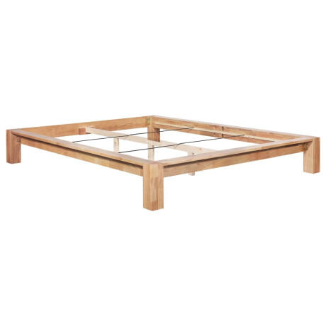 vidaXL Bedframe massief eikenhout 160x200 cm afbeelding2 - 1
