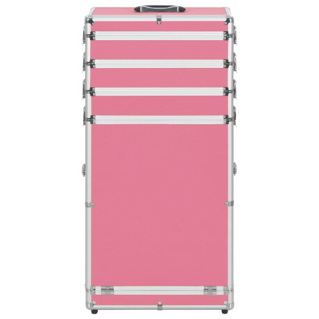vidaXL Make-up trolley aluminium roze afbeelding2 - 1