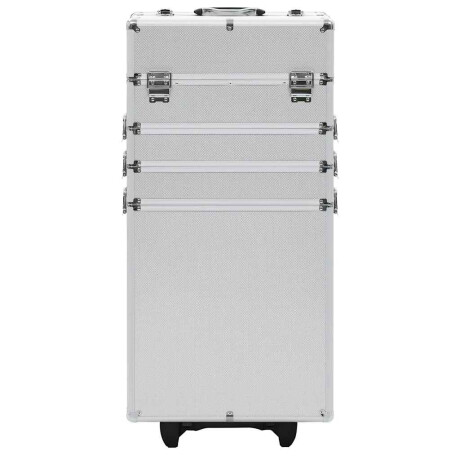 vidaXL Make-up trolley aluminium zilverkleurig afbeelding2 - 1