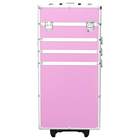 vidaXL Make-up trolley aluminium roze afbeelding2 - 1