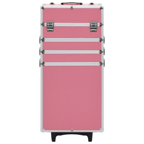 vidaXL Make-up trolley aluminium roze afbeelding2 - 1