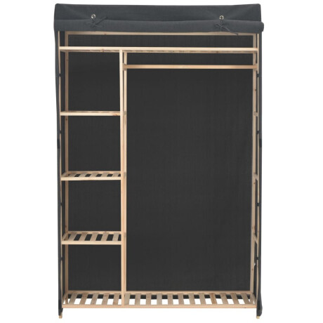 vidaXL Kledingkast 110x40x170 cm stof grijs afbeelding2 - 1
