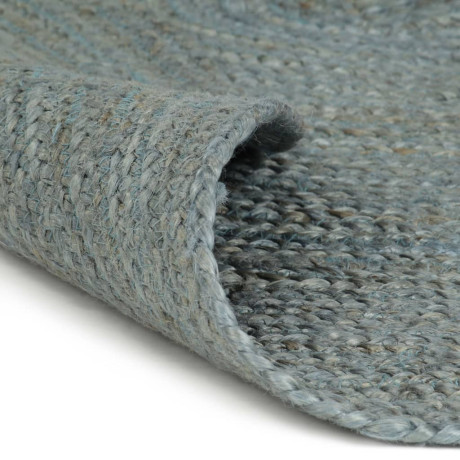 vidaXL Vloerkleed handgemaakt rond 90 cm jute olijfgroen afbeelding2 - 1