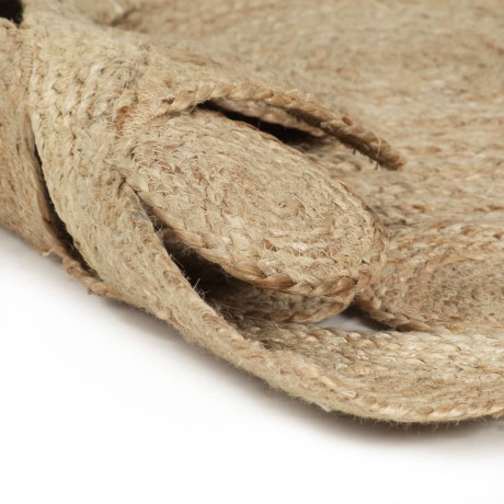 vidaXL Vloerkleed handgemaakt 150 cm gevlochten jute afbeelding2 - 1