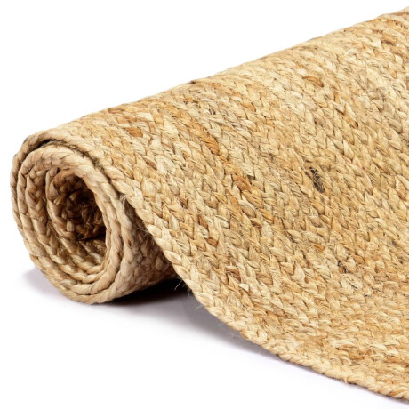 vidaXL Vloerkleed handgemaakt 80x160 cm jute naturel afbeelding2 - 1