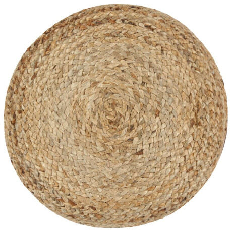vidaXL Poef handgemaakt 40x45 cm jute olijfgroen afbeelding2 - 1