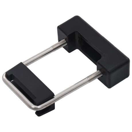 vidaXL U-verbinding met kunststof voor hekpaal 25 sets 60x40 mm afbeelding2 - 1