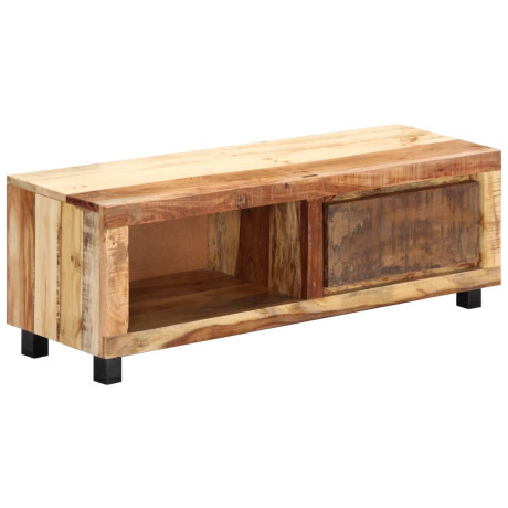 vidaXL Tv-meubel 100x30x33 cm massief gerecycled hout afbeelding2 - 1