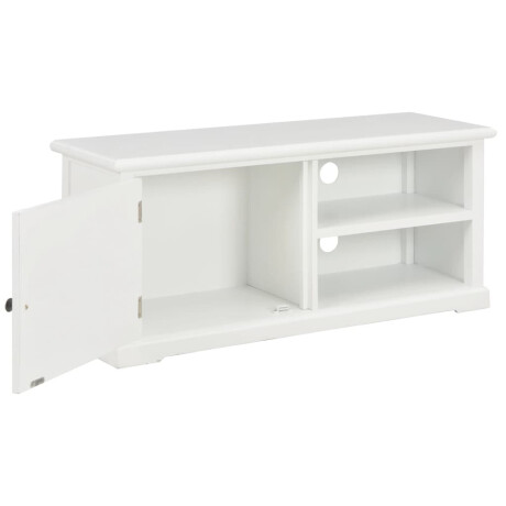 vidaXL Tv-meubel 90x30x40 cm hout wit afbeelding2 - 1
