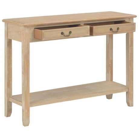 vidaXL Wandtafel 110x35x80 cm hout afbeelding2 - 1
