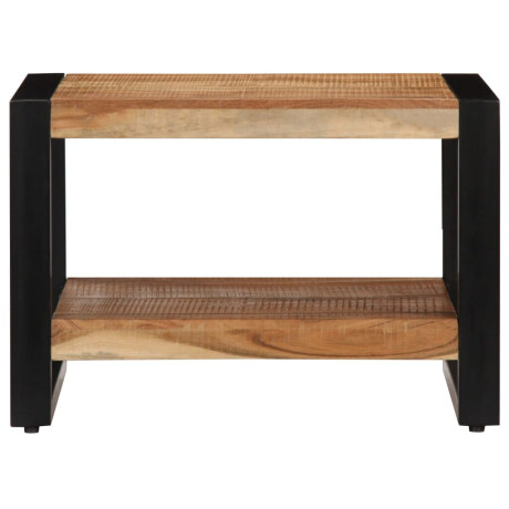 vidaXL Salontafel 60x60x40 cm massief acaciahout afbeelding2 - 1
