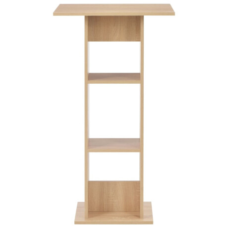 vidaXL Bartafel 60x60x110 cm eikenkleurig afbeelding2 - 1