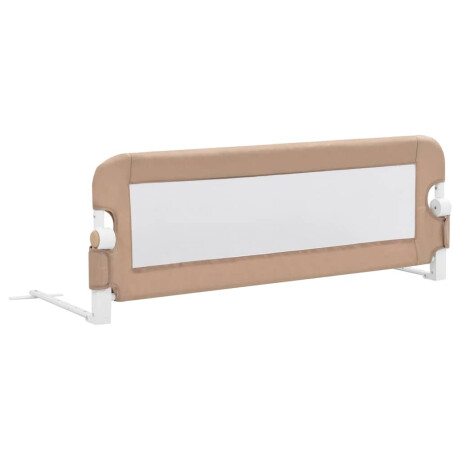 vidaXL Bedhekje peuter 120x42 cm polyester taupe afbeelding2 - 1