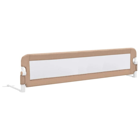 vidaXL Bedhekje peuter 180x42 cm polyester taupe afbeelding2 - 1