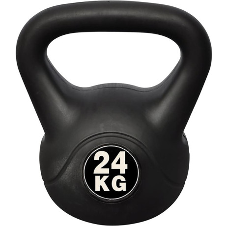 vidaXL Kettlebell met kunststof mantel 24kg afbeelding2 - 1