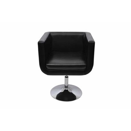 vidaXL Barstoelen 2 st kunstleer zwart afbeelding2 - 1