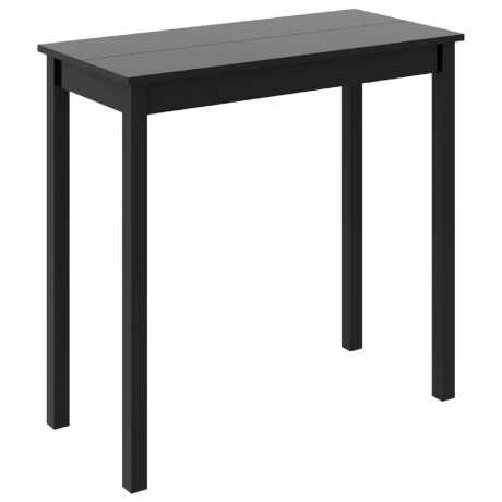 vidaXL Bartafel 115x55x107 cm MDF zwart afbeelding2 - 1