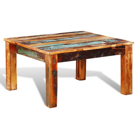 vidaXL Salontafel vierkant gerecycled hout afbeelding2 - 1