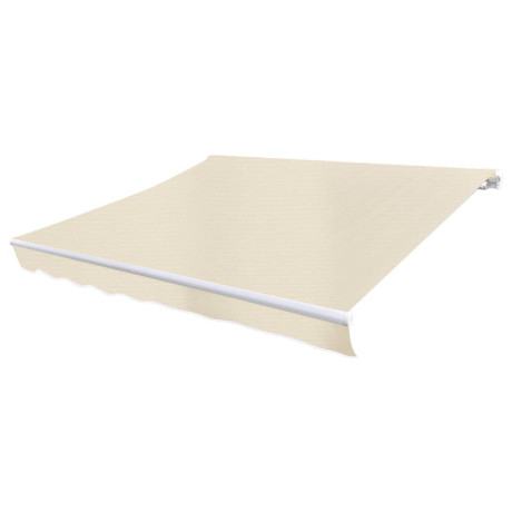 vidaXL Luifeldoek 6x3 m canvas crème afbeelding2 - 1