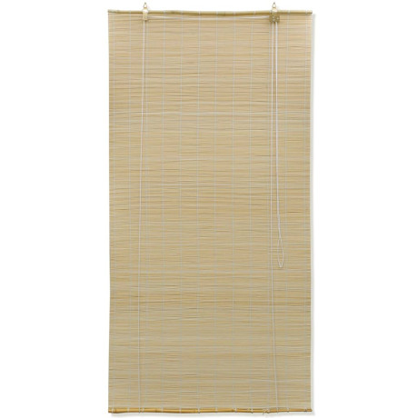 vidaXL Rolgordijn 120x160 cm bamboe naturel afbeelding2 - 1