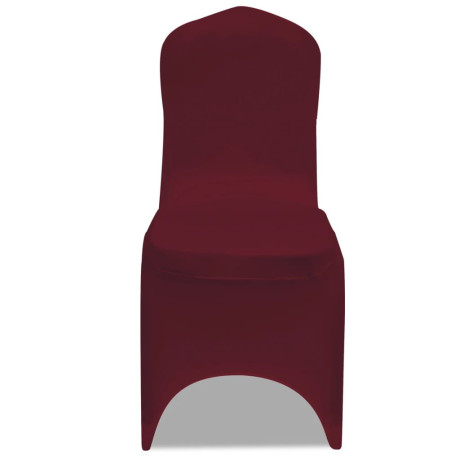 vidaXL Hoes voor stoelen 50 stuks (wijnrood) afbeelding2 - 1