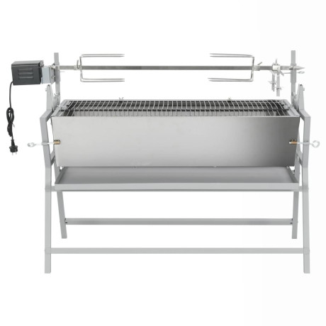 vidaXL Draaispit barbecue ijzer en roestvrij staal afbeelding2 - 1