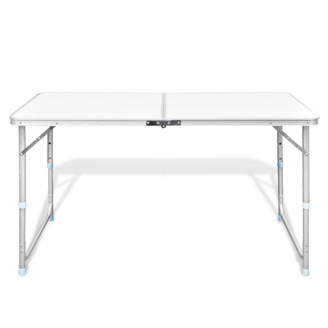 vidaXL Campingtafel inklapbaar en verstelbaar 120x60 cm aluminium afbeelding2 - 1