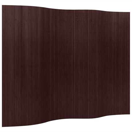 vidaXL Kamerscherm donkerbruin bamboe 250x165 cm afbeelding2 - 1