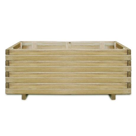 vidaXL Plantenbak verhoogd rechthoekig 100x50x40 cm hout afbeelding2 - 1