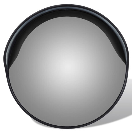 vidaXL Verkeersspiegel voor buiten 30 cm PC-kunststof zwart afbeelding2 - 1