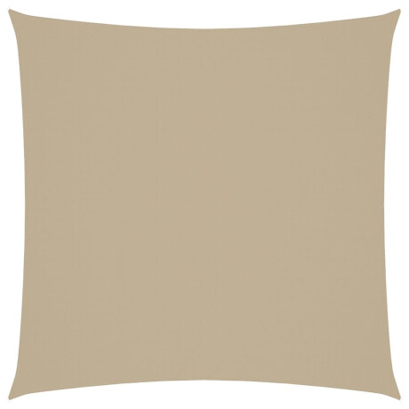 vidaXL Zonnescherm vierkant 3,6x3,6 m oxford stof beige afbeelding2 - 1