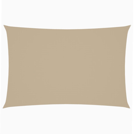 vidaXL Zonnescherm rechthoekig 2x4 m oxford stof beige afbeelding2 - 1