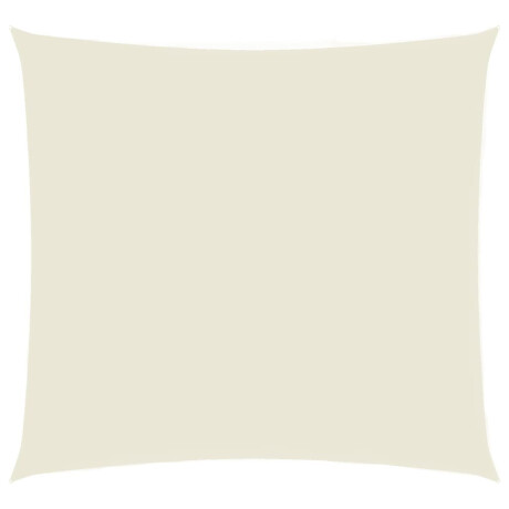 vidaXL Zonnescherm vierkant 3,6x3,6 m oxford stof crèmekleurig afbeelding2 - 1