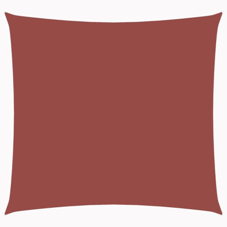vidaXL Zonnescherm vierkant 3,6x3,6 m oxford stof terracottakleur afbeelding2 - 1