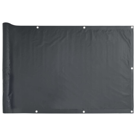vidaXL Balkonscherm 90x600 cm oxford stof antraciet afbeelding2 - 1