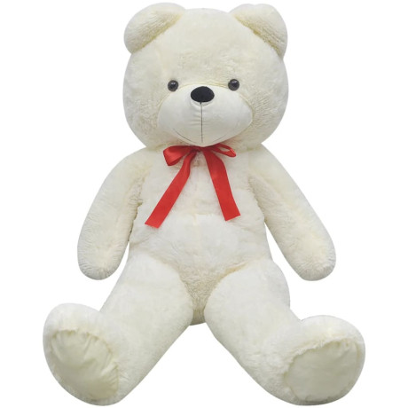 vidaXL Teddybeer 170 cm pluche wit afbeelding2 - 1