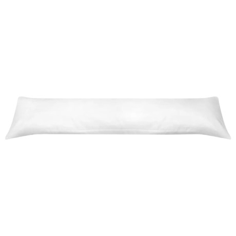 vidaXL Zijslaapkussen 40x145 cm wit afbeelding2 - 1