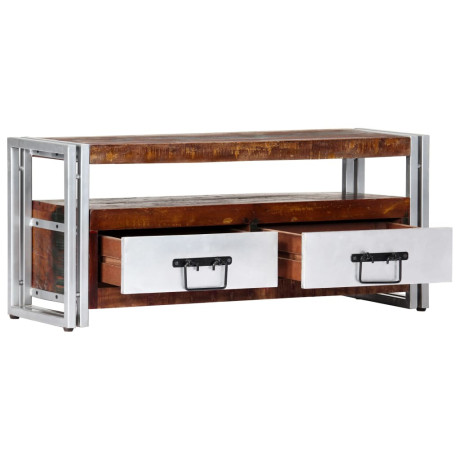 vidaXL Tv-meubel 90x30x40 cm massief gerecycled hout afbeelding2 - 1
