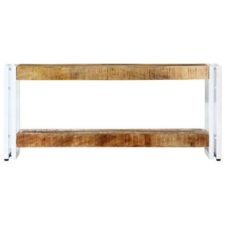 vidaXL Tv-meubel 90x30x40 cm massief mangohout afbeelding2 - 1