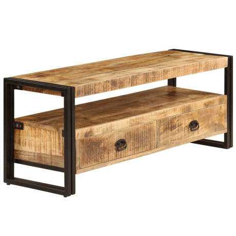 vidaXL Tv-meubel 120x35x45 cm massief mangohout afbeelding2 - 1