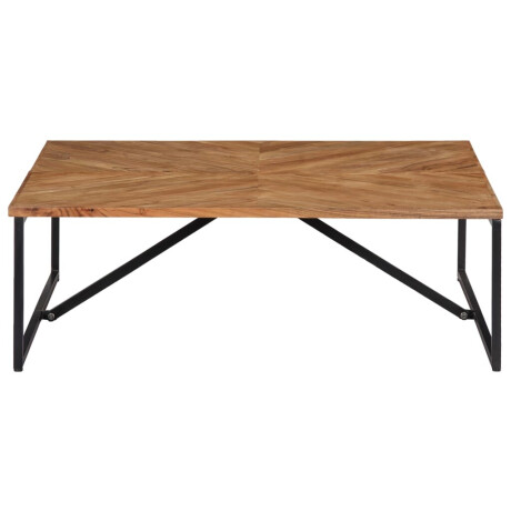 vidaXL Salontafel 110x110x36 cm massief acaciahout afbeelding2 - 1