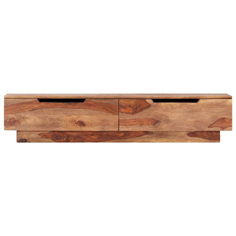 vidaXL Tv-meubel 145x30x30 cm massief hout afbeelding2 - 1