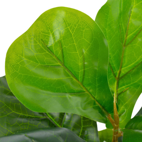 vidaXL Kunstplant met pot vioolbladplant 45 cm groen afbeelding2 - 1