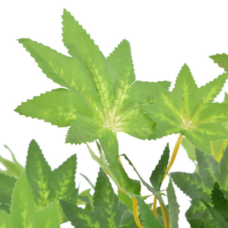 vidaXL Kunstplant met pot esdoorn 120 cm groen afbeelding2 - 1