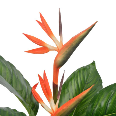 vidaXL Kunstplant met pot strelitzia 100 cm rood afbeelding2 - 1