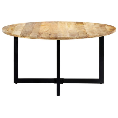 vidaXL Eettafel 150x73 cm massief mangohout afbeelding2 - 1