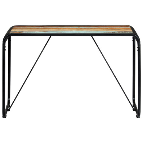 vidaXL Eettafel 118x60x76 cm massief gerecycled hout afbeelding2 - 1