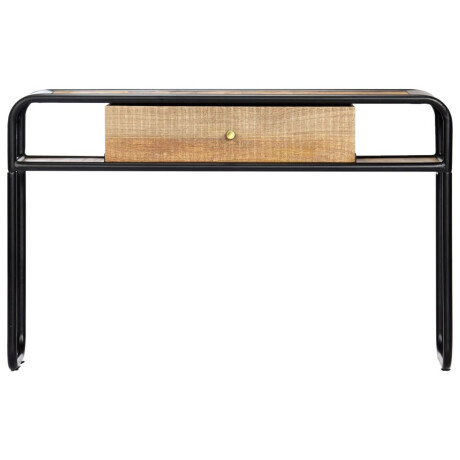 vidaXL Wandtafel 118x30x75 cm massief mangohout afbeelding2 - 1