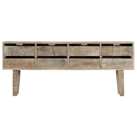 vidaXL Dressoir 140x30x60 cm massief mangohout afbeelding2 - 1
